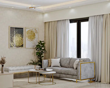 Classic Easy To Maintain Living Room Design For Compact Spaces
